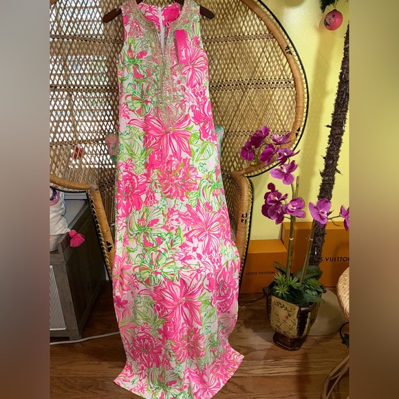 Lilly Pulitzer NWT 🦄 Carlotta Maxi Dress PRICE FIRM! Koala Me Maybe - Picture 8 of 16